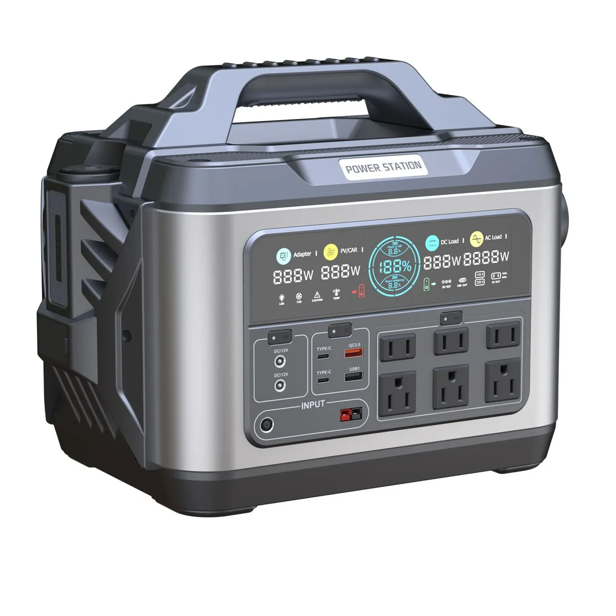 1200Wポータブル電源ステーション工場 - Lipower M1200