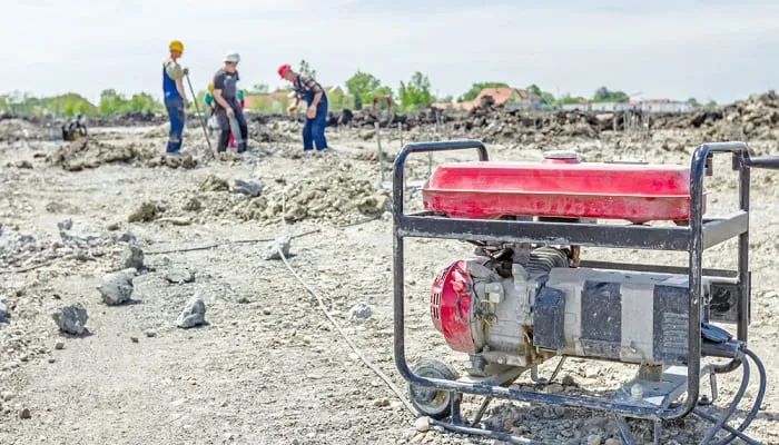 Портативне електропостачання для будівельного майданчика