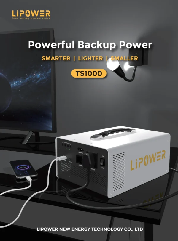 TS1000 – 1004Wh ポータブル電源 強力なバックアップ電源