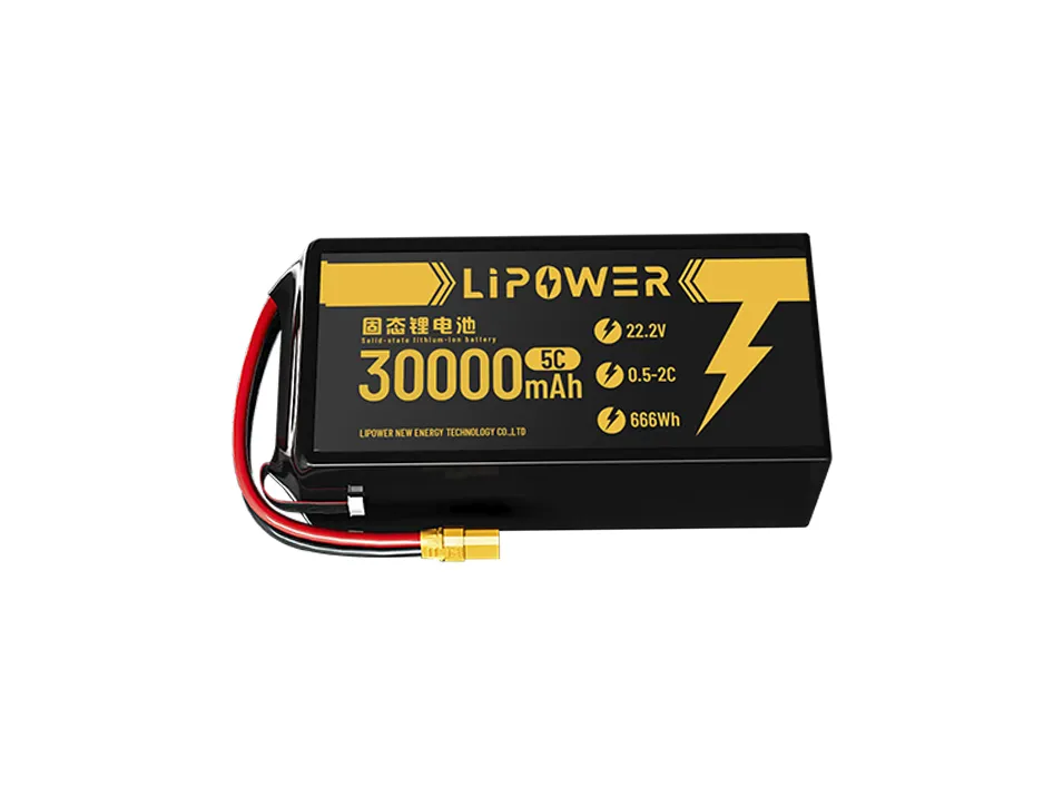 بطارية طائرة بدون طيار ذات الحالة الصلبة بسعة 30000 مللي أمبير ساعة