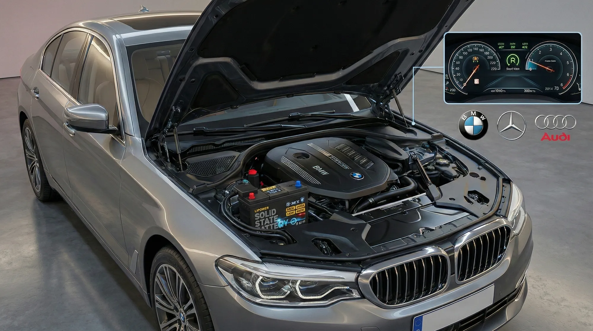 Выбор свинцово-кислотной против твердотельной старт-стоп батареи