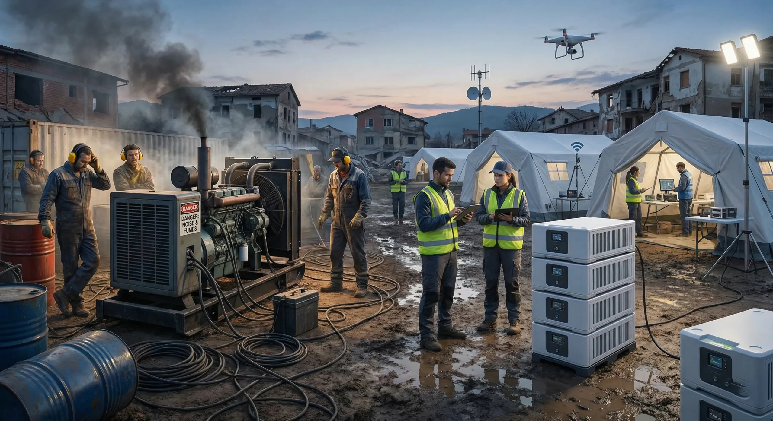 災害支援用発電機