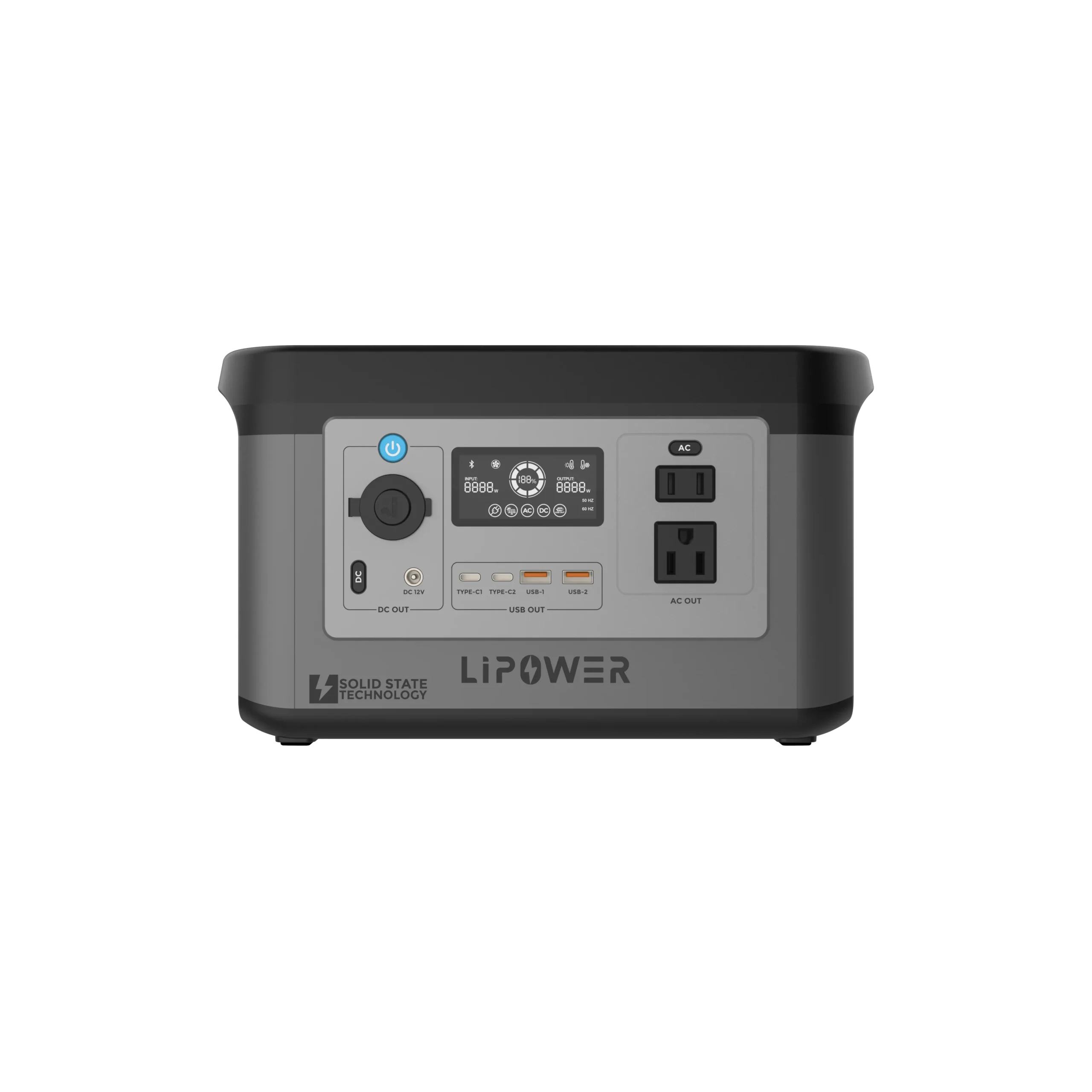 محطة طاقة محمولة بتقنية الحالة الصلبة Lipower D600 600W