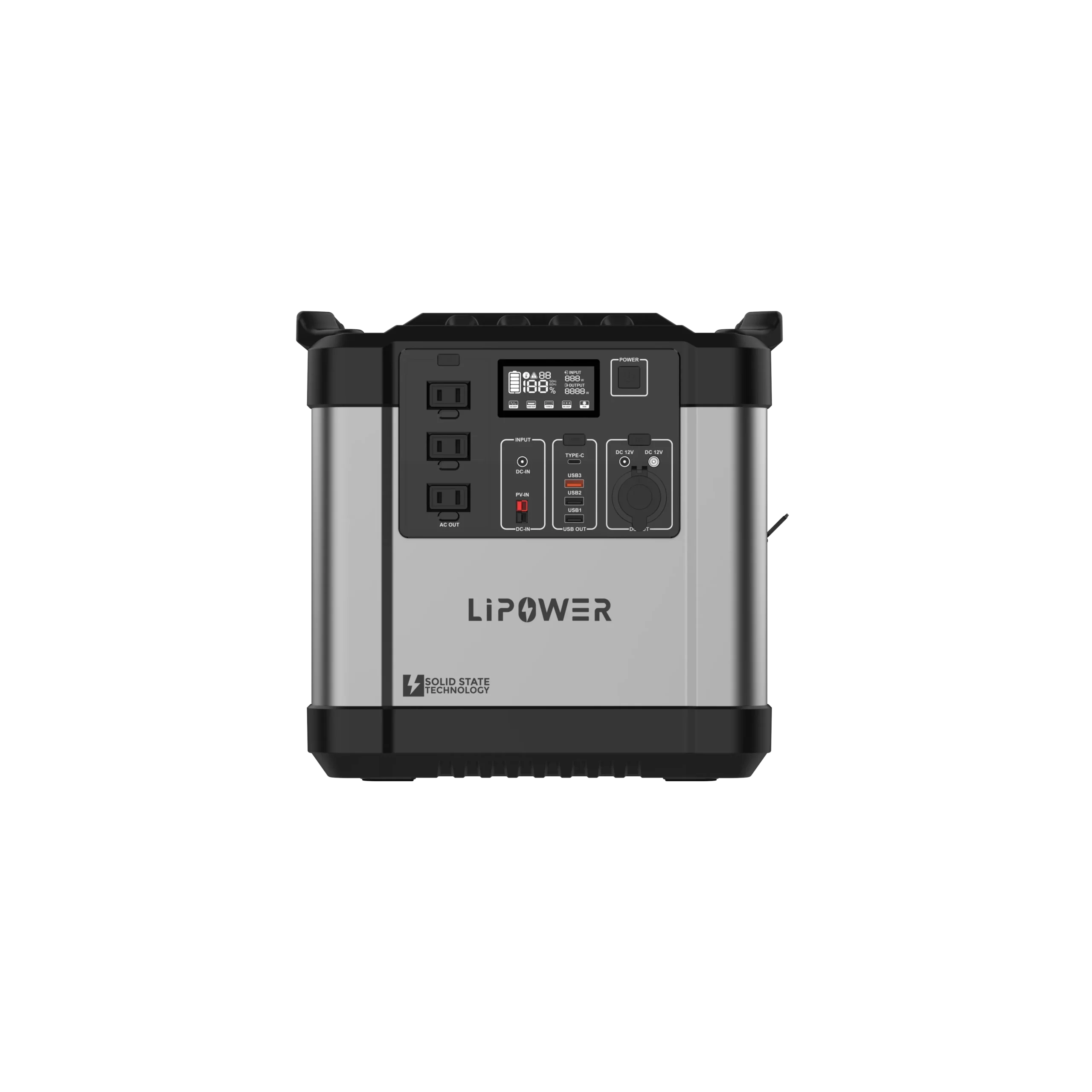 محطة طاقة محمولة بتقنية الحالة الصلبة Lipower G2000 2000W