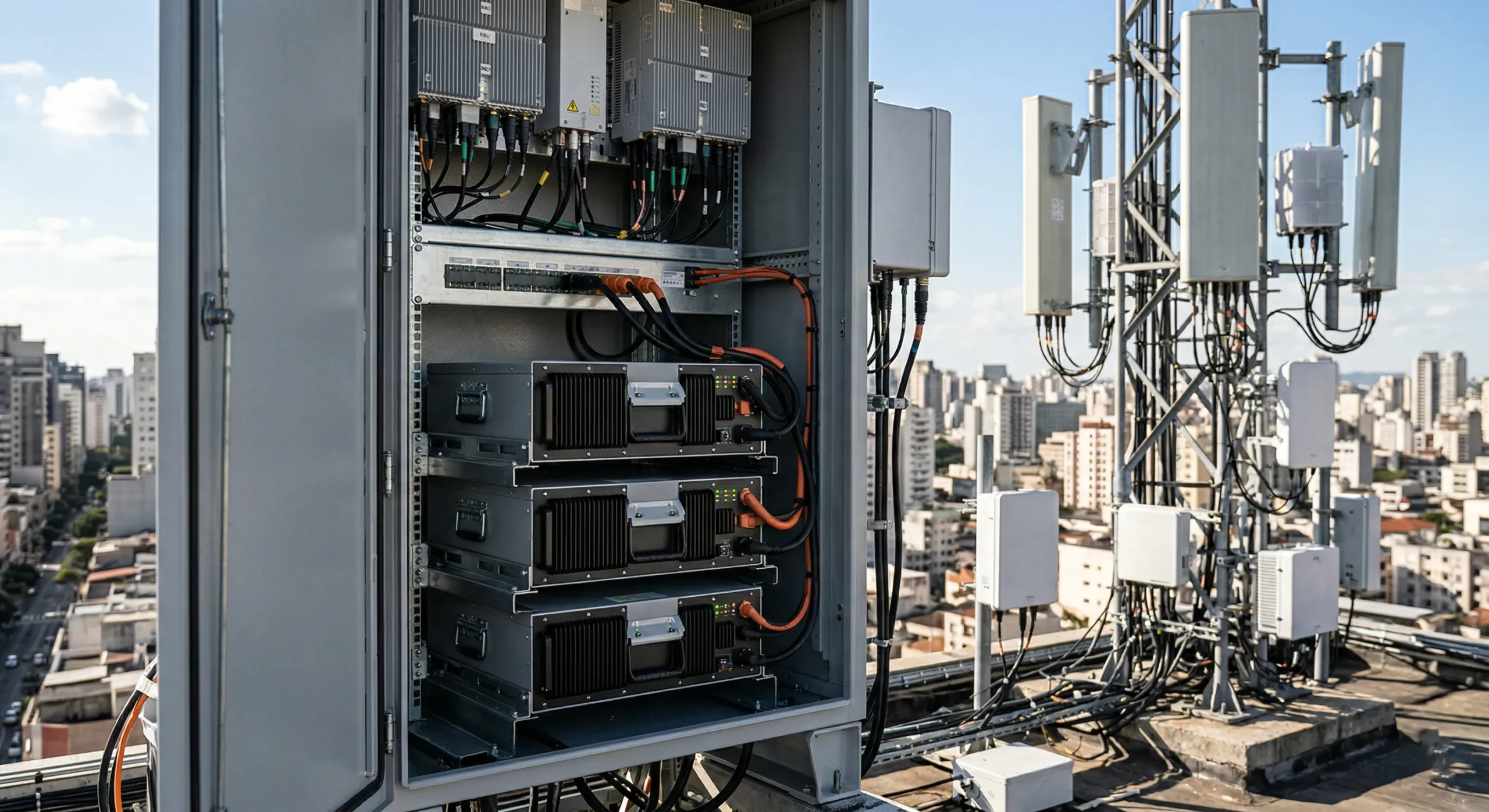 Telecom Basisstations Back-up Batterij 48V LiFePO4