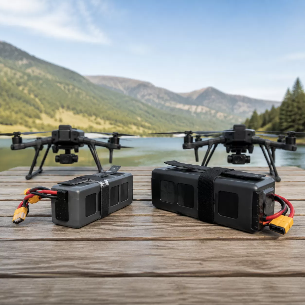 Rendimiento de baterías para drones 6S frente a 12S
