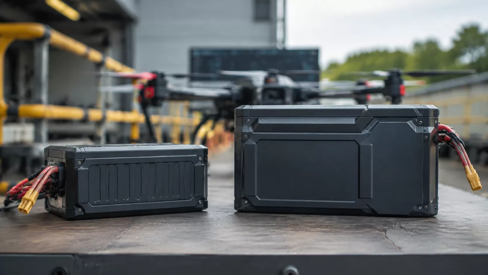 Comparación de baterías para drones 6S y 12S para uso industrial