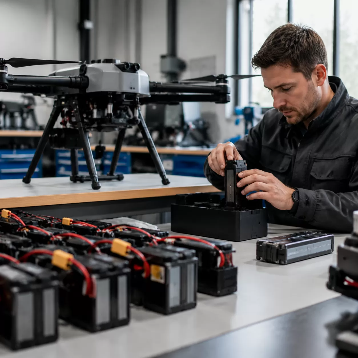 Enterprise UAV Battery Technologies and Management