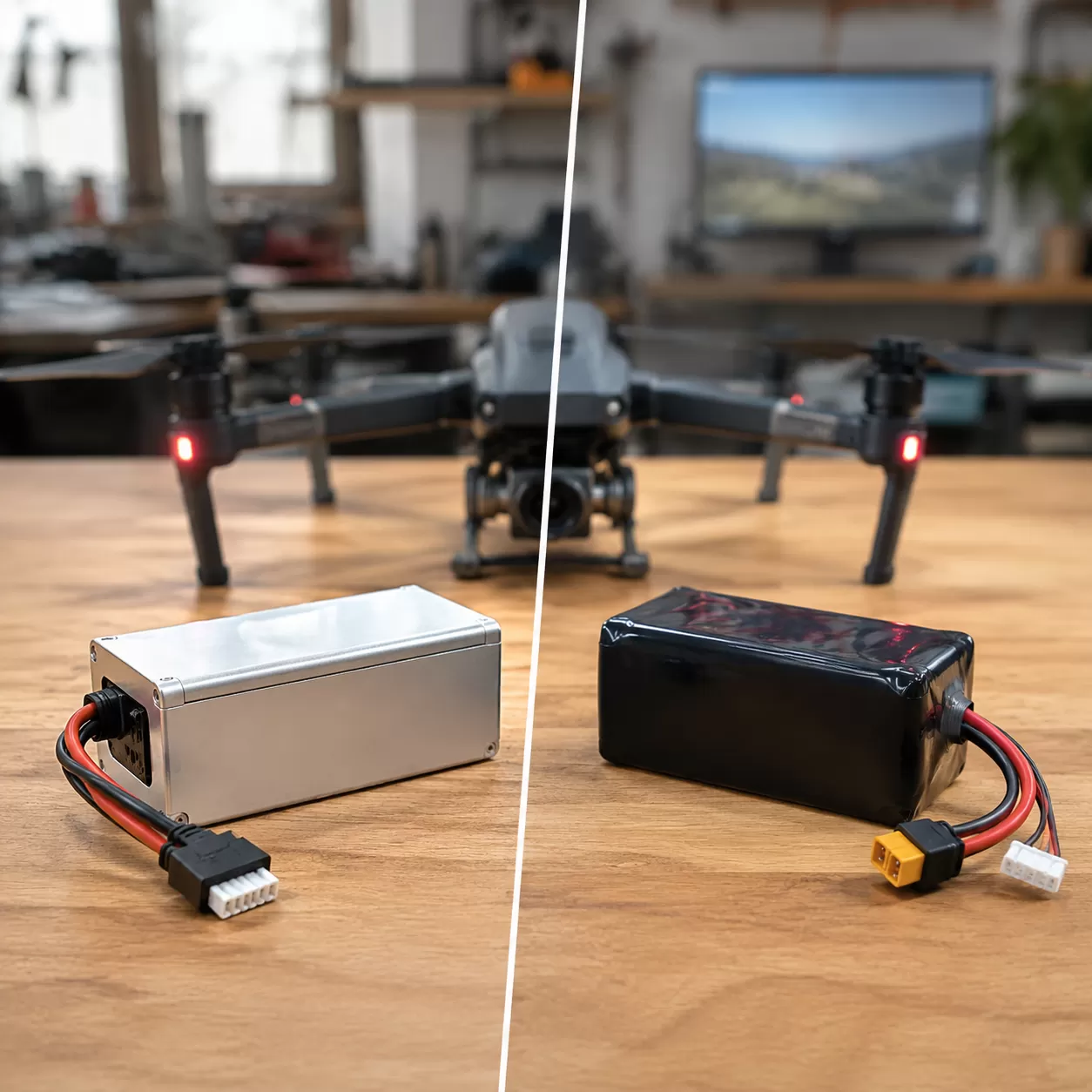 Rendimiento de baterías de drones Solid-State vs LiPo